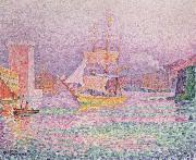 the harbor at marseilles Paul Signac